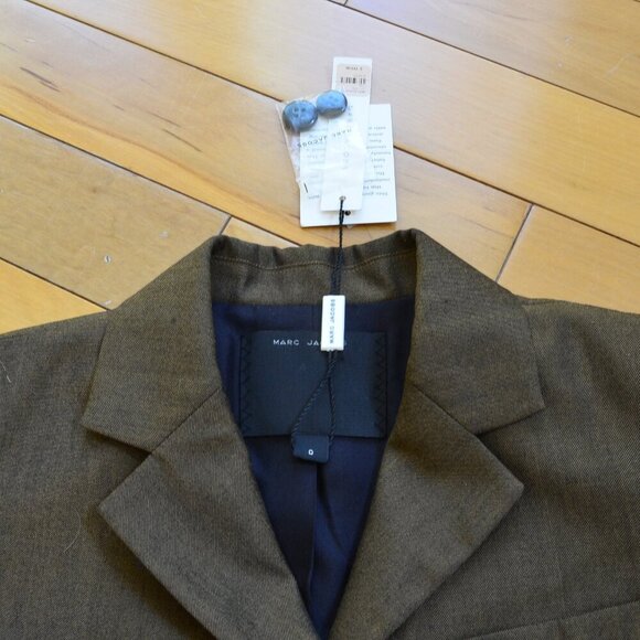 Marc Jacobs Wool Blend Jacket Blazer Size 0 - Picture 2 of 12